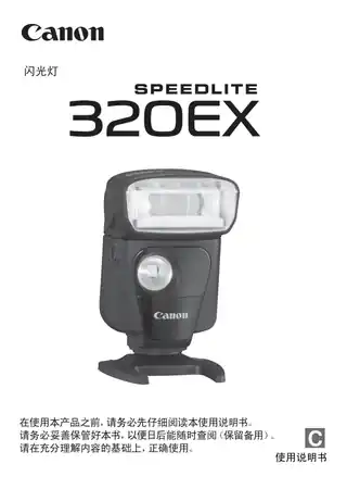 CANON佳能SPEEDLITE 320EX